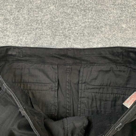 Adriano Goldschmied Pants Womens 31 Black The Slim Cargo Utility Cotton Blend AG - Picture 8 of 16
